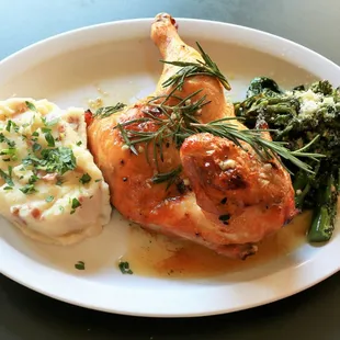 Roasted Half Chicken Plate