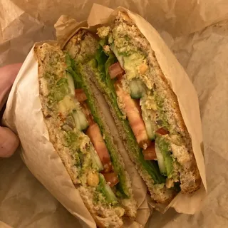 Chickpea Garden Sandwich