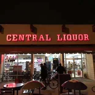 people walking in front of the store