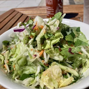Grilled shrimp with vermicelli