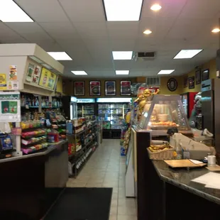 inside... left side market, right side cafe and Vietnamese noodles and sandwiches
