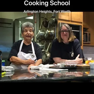 Nettie and Kim two of the many instructors at CMCS. They are professional and entertaining.