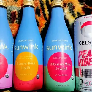 Sunwink drinks are very good. I was not a fan of celsius.