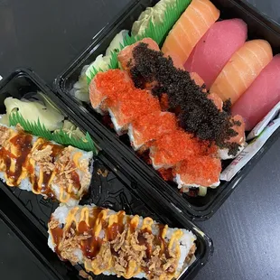 Spicy crunch roll $6.99 today and chef special $15.99