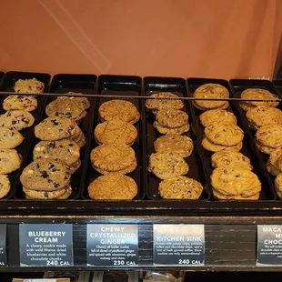 a display of cookies