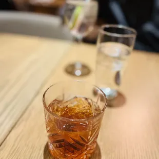 This fig old fashion has such a subtle balance . An oldie but goodie.