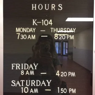 Yea early closure on Friday