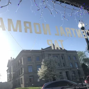 Great view of the Danville square from inside