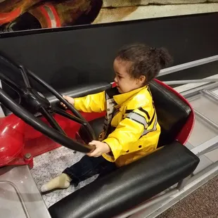 Baby K loved the museum.