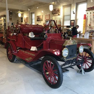 Restored truck once in a parade ridden by Mickey Mouse and friends.