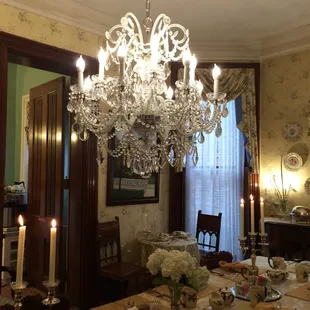 Dining room chandelier