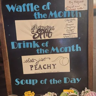 They have their specials of the day/mnth everyday