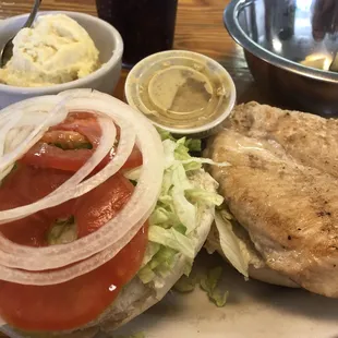 Chicken sandwich. I do not recommend. Weird chicken texture.