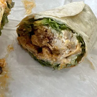 Buffalo roll up, with bacon added