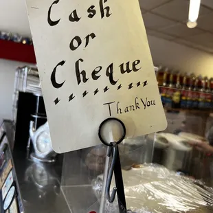 Hahah CASH only!