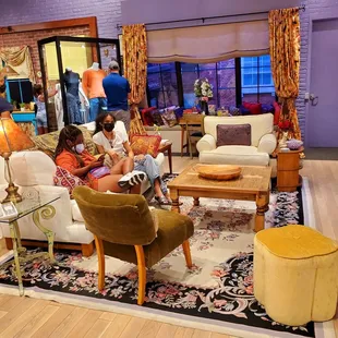 Monica's living room.