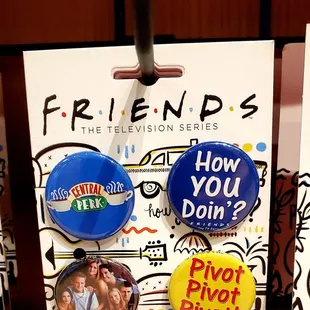 Friends Pins.