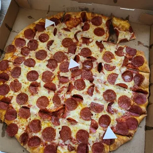 20&quot; pizza, extra pepperoni