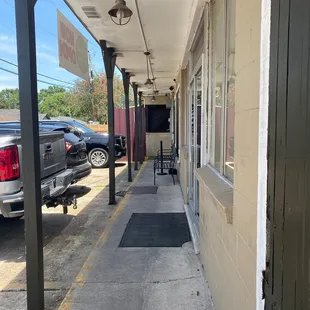 the outside of the building