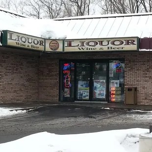 the outside of the building