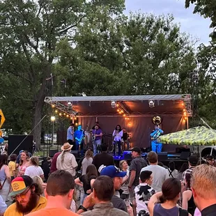 musicians performing
