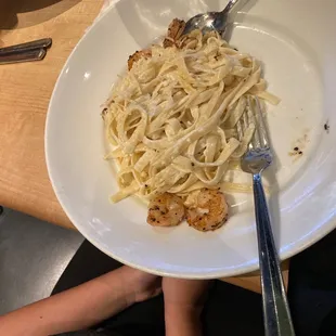 Shrimp Fettuccine Alfredo