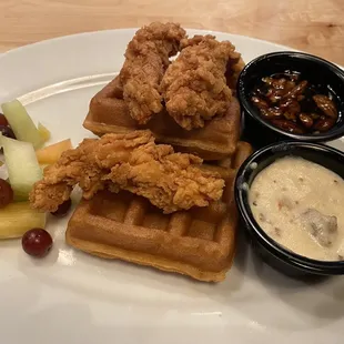 Chicken &amp; Waffles