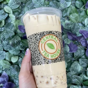 Jasmine milk tea with Crystal boba