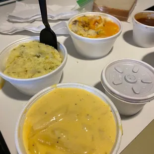 Mac and Cheese, Potato Salad