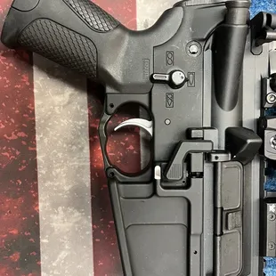 LWRC system with CA compliant AR maglock.