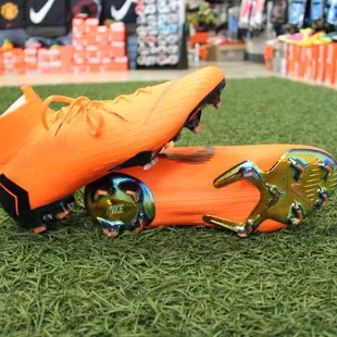 Nike Mercurial Superfly VI Elite FG Soccer Cleat - Total Orange/White/TotalOrange/volt  In Stock Limited Supply