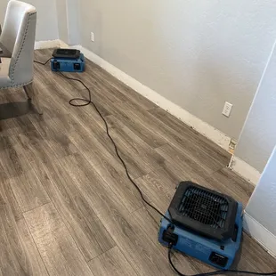 Water mitigation in process