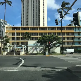 Looking straight at it