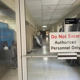 Supposed to be the gym but closed for many years