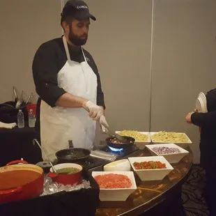 Pasta station