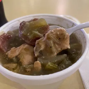 Small Gumbo. Pretty tasty for mall food.