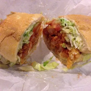 Shrimp po boy