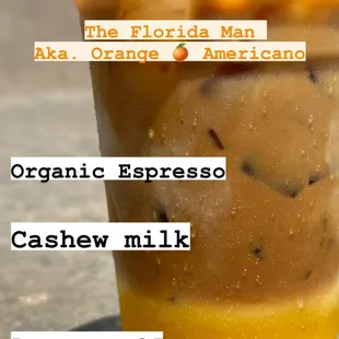 Orange Americano