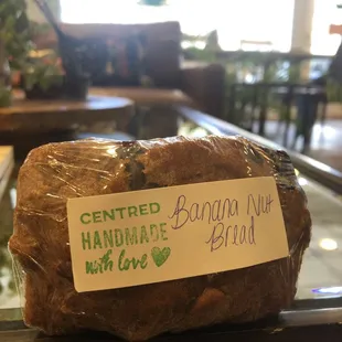 Chocolate chip banana bread, not too sweet, the most amazing banana bread!