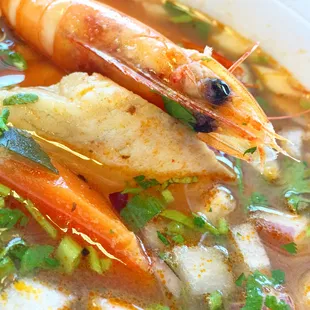 Mariscos soup!!! With scallops, shrimp, fish and tender octopus...oh man I want more!!!!!!