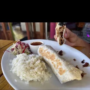 Carnitas burrito