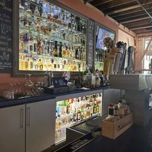 The bar.