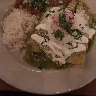 Enchiladas de Pollo