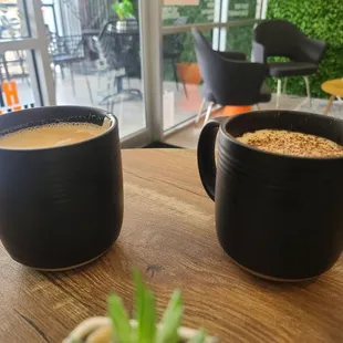 Nutella latte and mocha