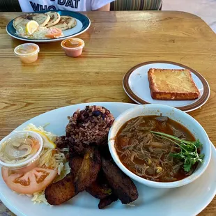 Shredded beef and queso frito