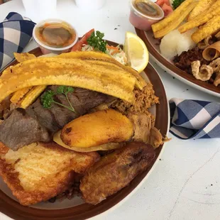 Another view of the combo plate.