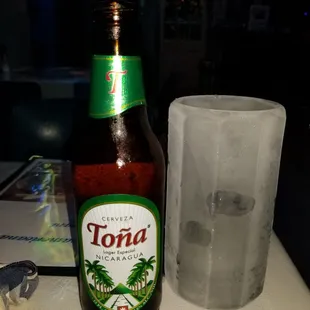 My first Nicaraguan beer and definitelynot my last one...it's smooth esp in the frosty old mug!