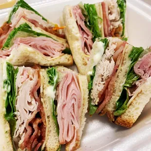 Three decker club. SO GOOD.