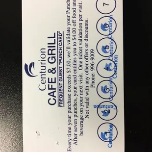 Punch card -one more punch to go!!