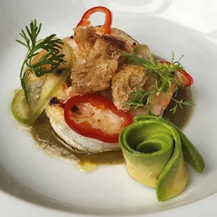 Grilled Prawn Aguachile